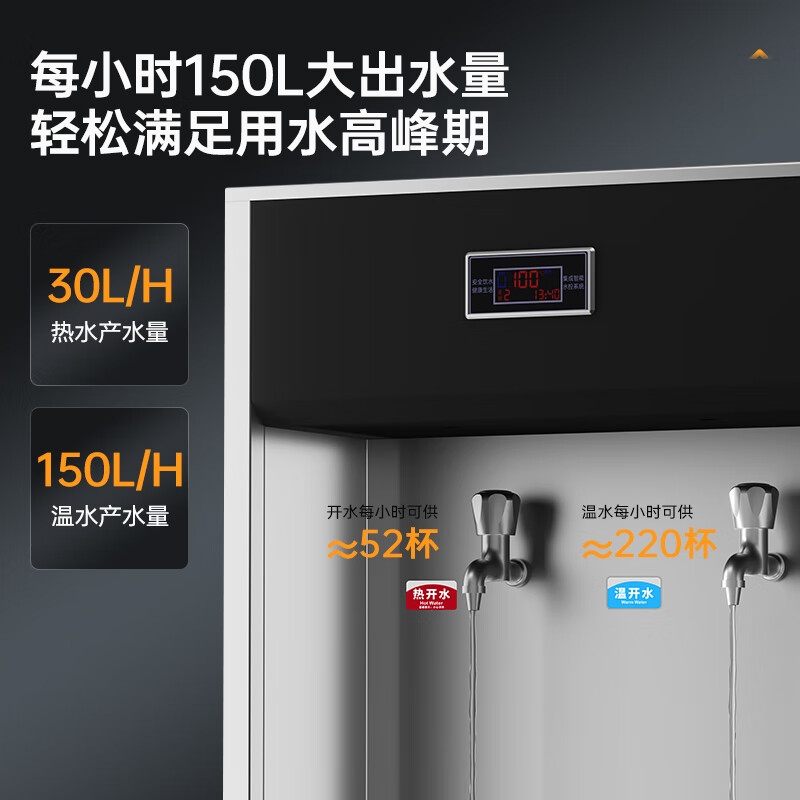 麥大廚3KW柜式龍頭飲水機(jī)一開二溫快接五級(jí)超濾直飲機(jī)