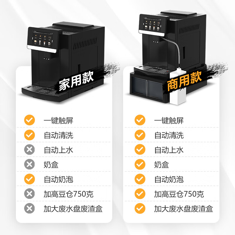 麥大廚B22系列升級款商用含底座1.5kw全自動(dòng)咖啡機(jī) 