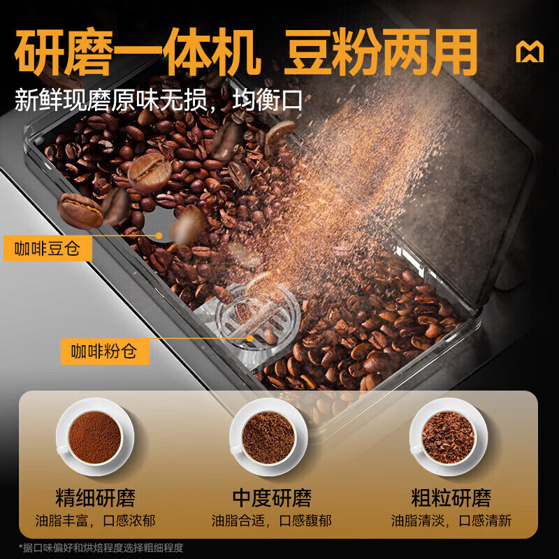 麥大廚B22系列標(biāo)準(zhǔn)款家用無(wú)底座全自動(dòng)咖啡機(jī)
